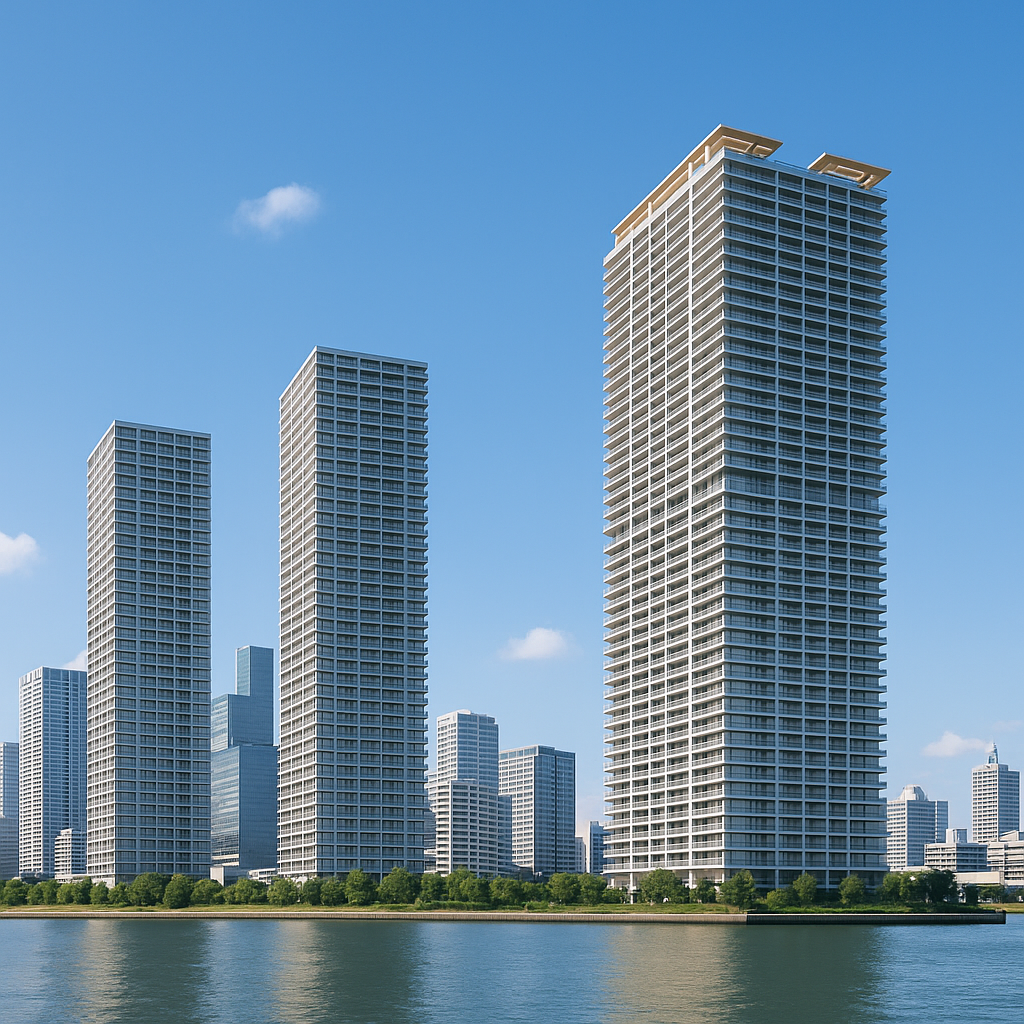 高層ビルが立ち並ぶ都市の景観